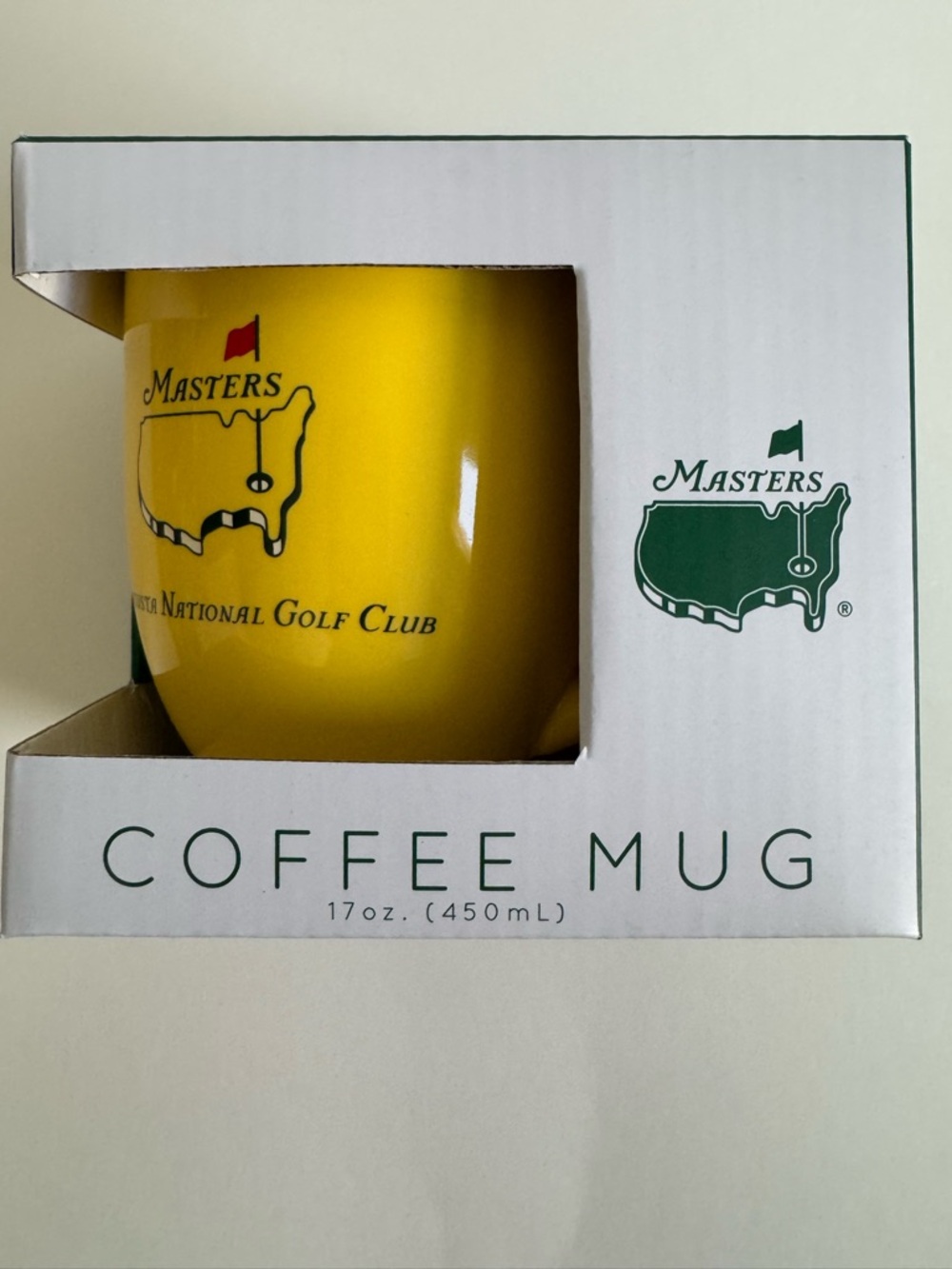 Masters 2026 Yellow Ceramic Coffee Mug